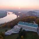 Blick auf die Walhalla und die Donau, Photo: Moritz Kertzscher/GNTB